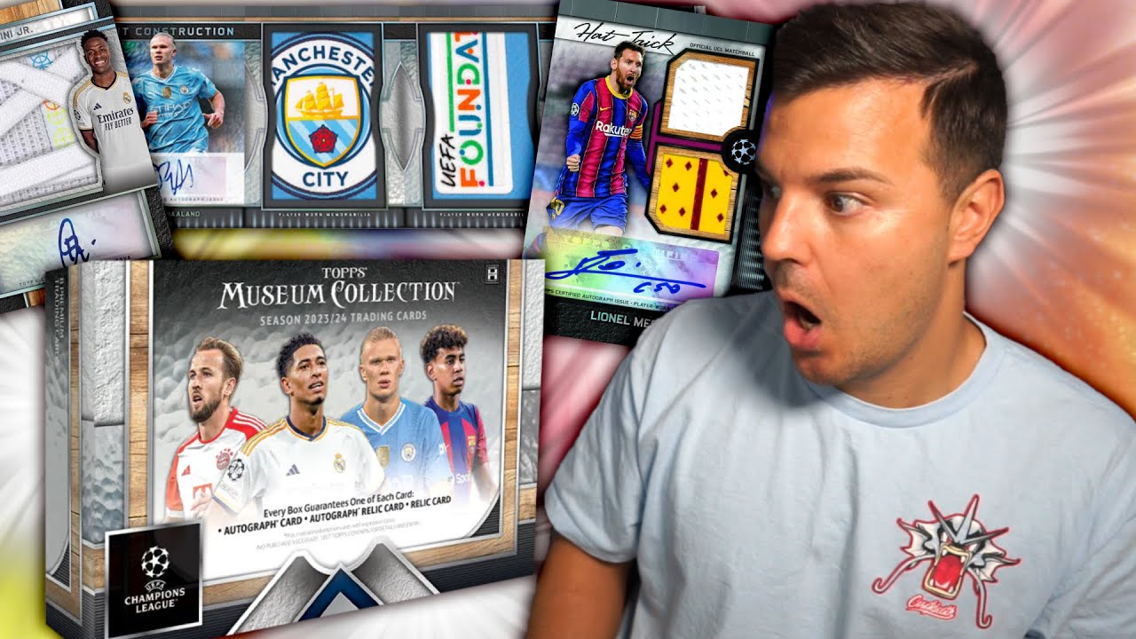 Abro 11 Cajas +3500€ Topps Museum 2023-2024 Más de 20 Firmas