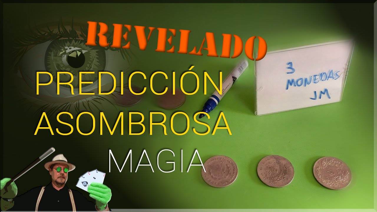 SUPER TUTORIAL de Magia: Predicción con monedas REVELADO - Magic Trick: coins  Prediction REVEALED