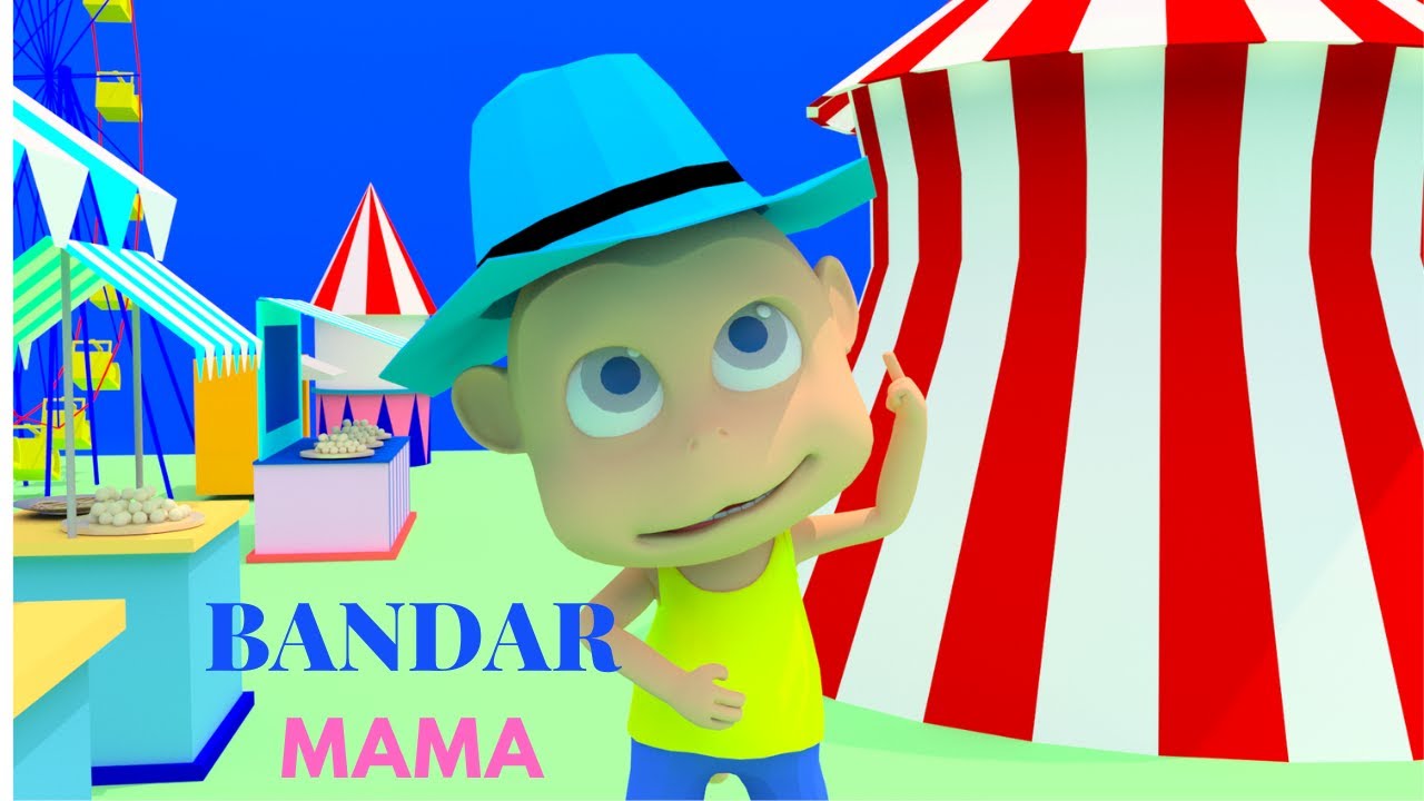 Bandar Mama Pahan Pajama | बंदर मामा l Popular Hindi 3D Nursery Rhymes | @pupputv