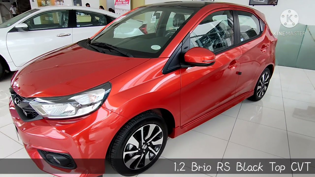 1.2 HONDA BRIO RS CVT BLACK TOP 2020 / PHOENIX ORANGE PEARL (Philippines)