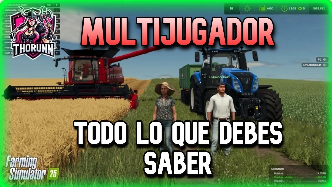 🎮partidas multijugador en FS25 | Agregar jugadores, permisos y sueldos 🚜