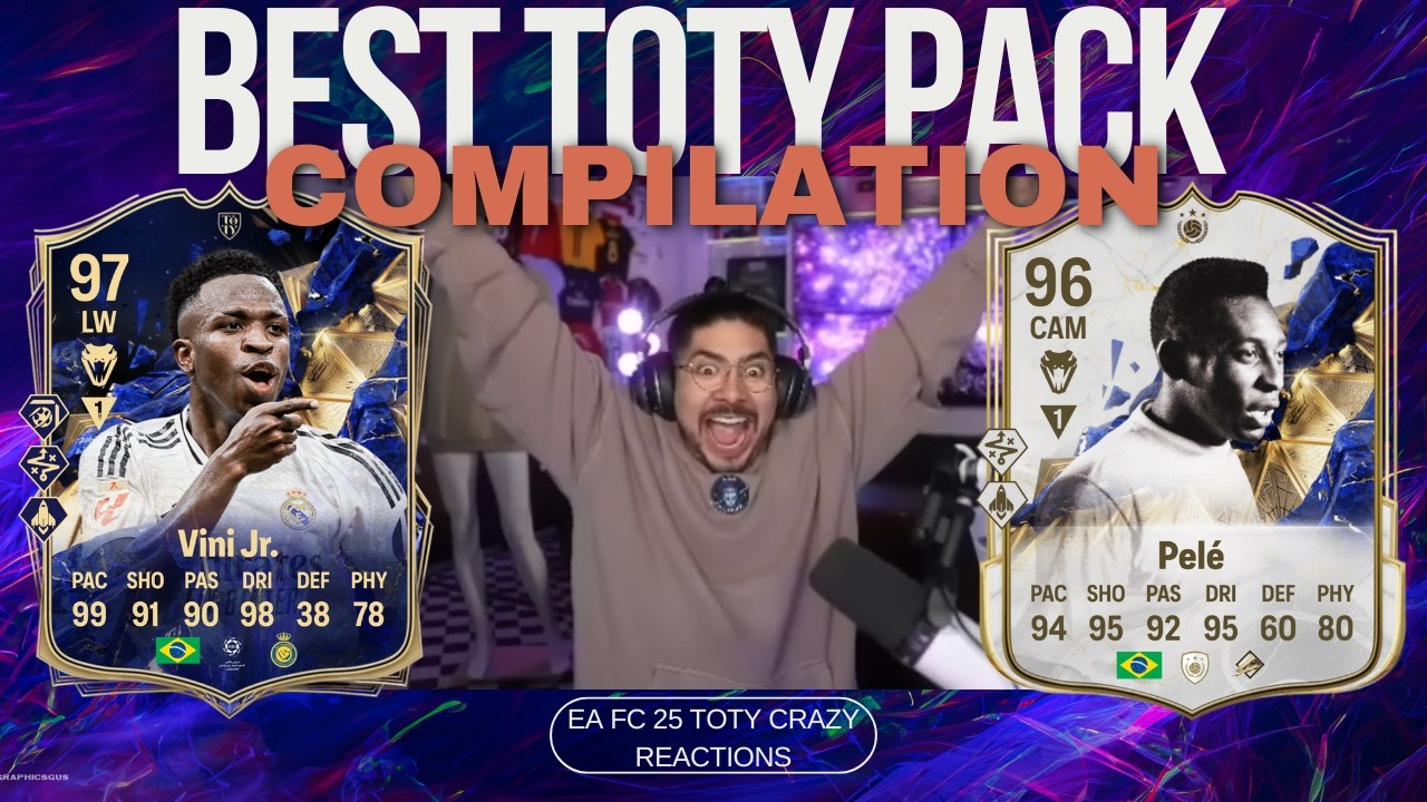 EAFC 25 BEST TOTY PACKS COMPILATION