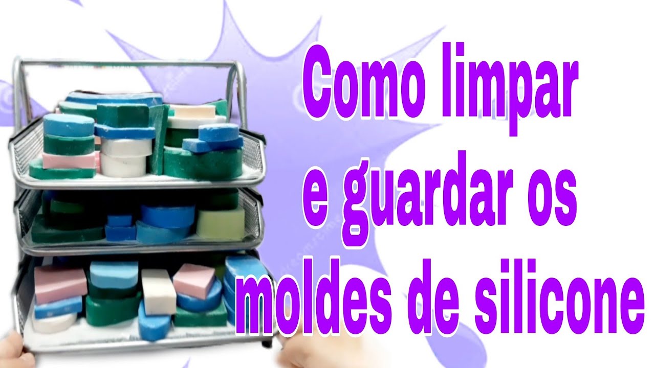 Como limpar e guardar os moldes de silicone