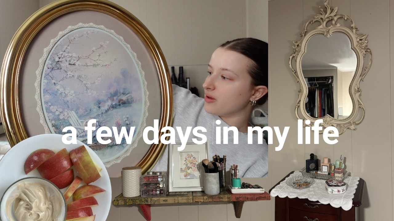 home office refresh, thrifted decor haul, & snack recipes: VLOG
