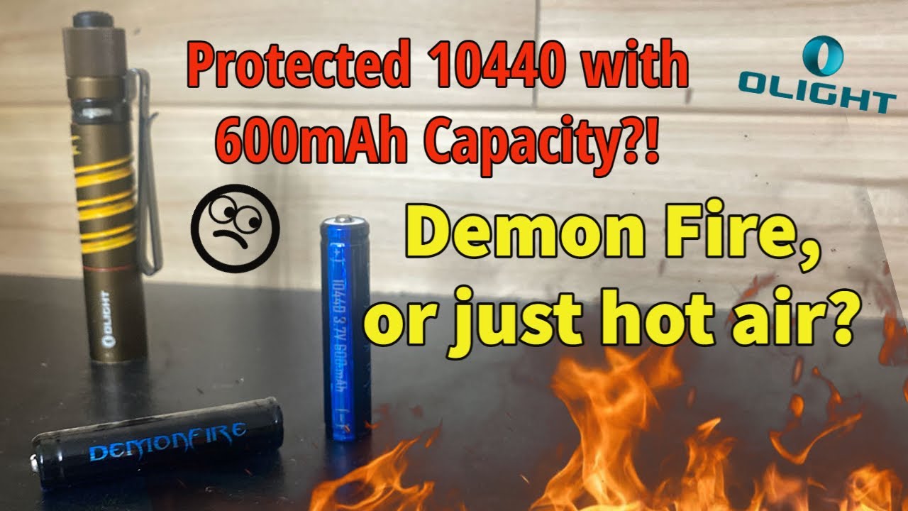 Лучший аккумулятор 10440 для Olight i3T? Тестируем Demon Fire 600mAh Protected Cell