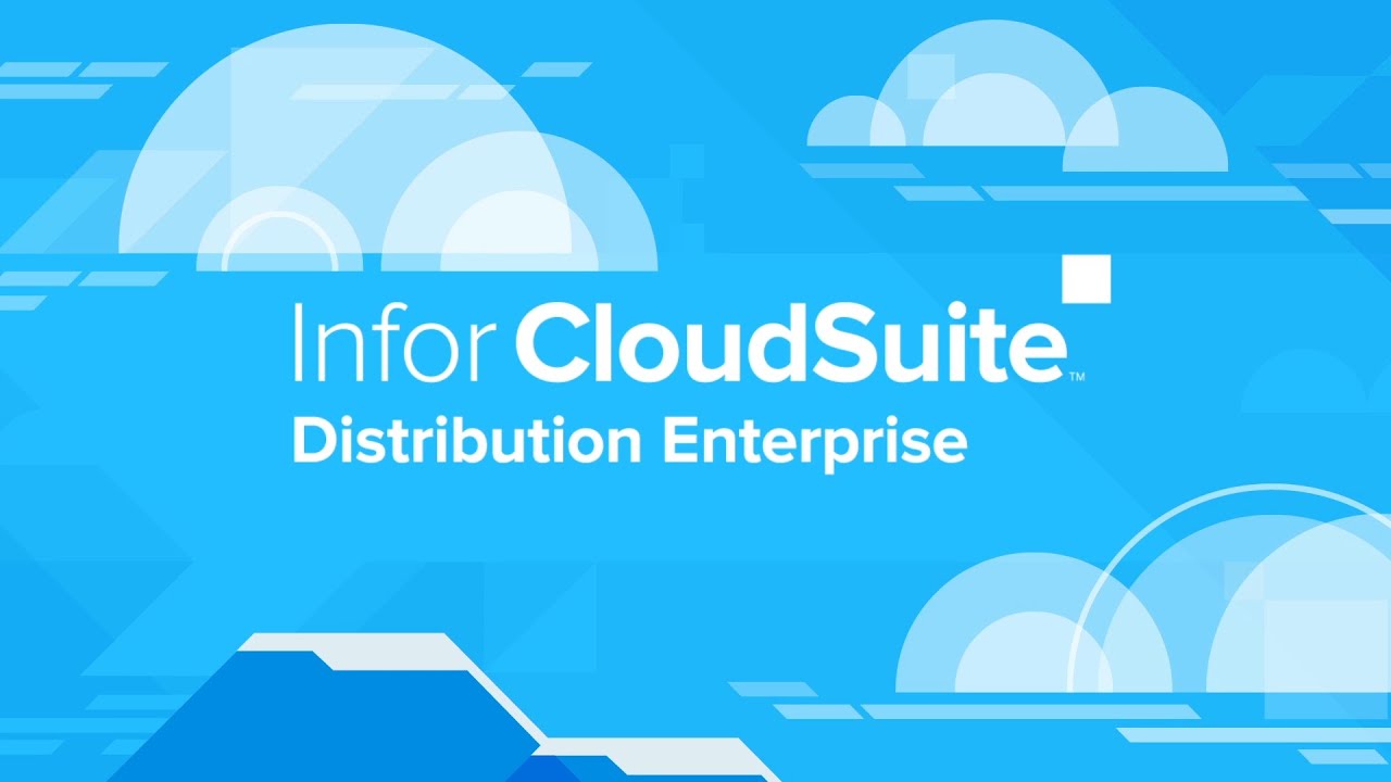 Infor CloudSuite Distribution Enterprise Overview