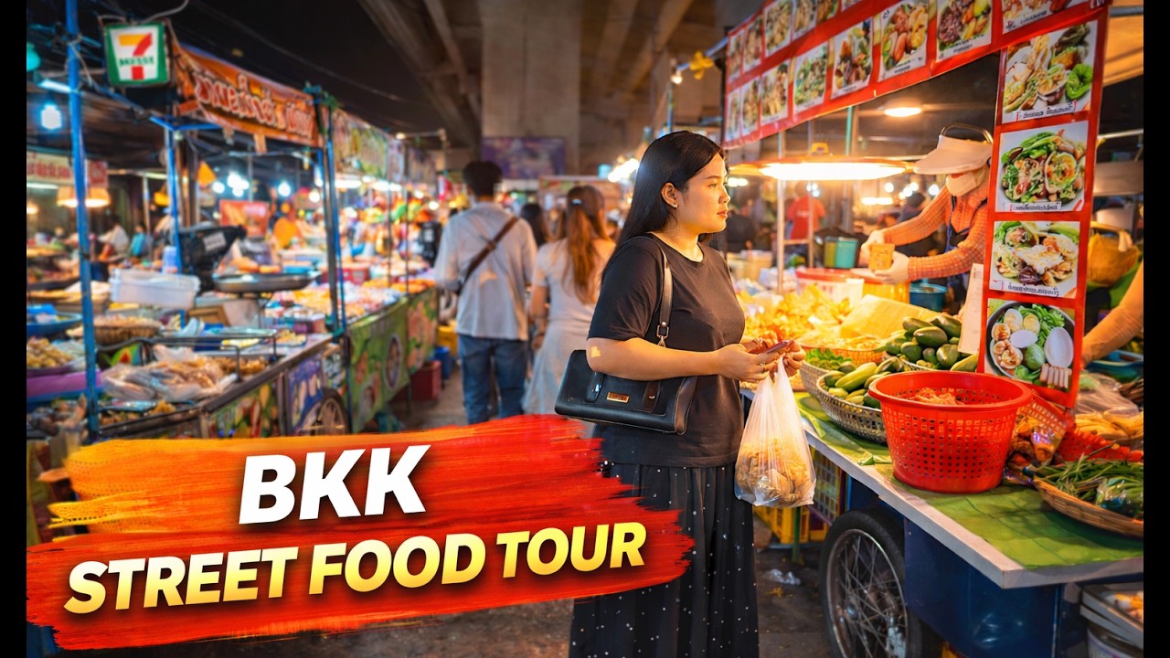 Exploring a Food Market in Bangkok