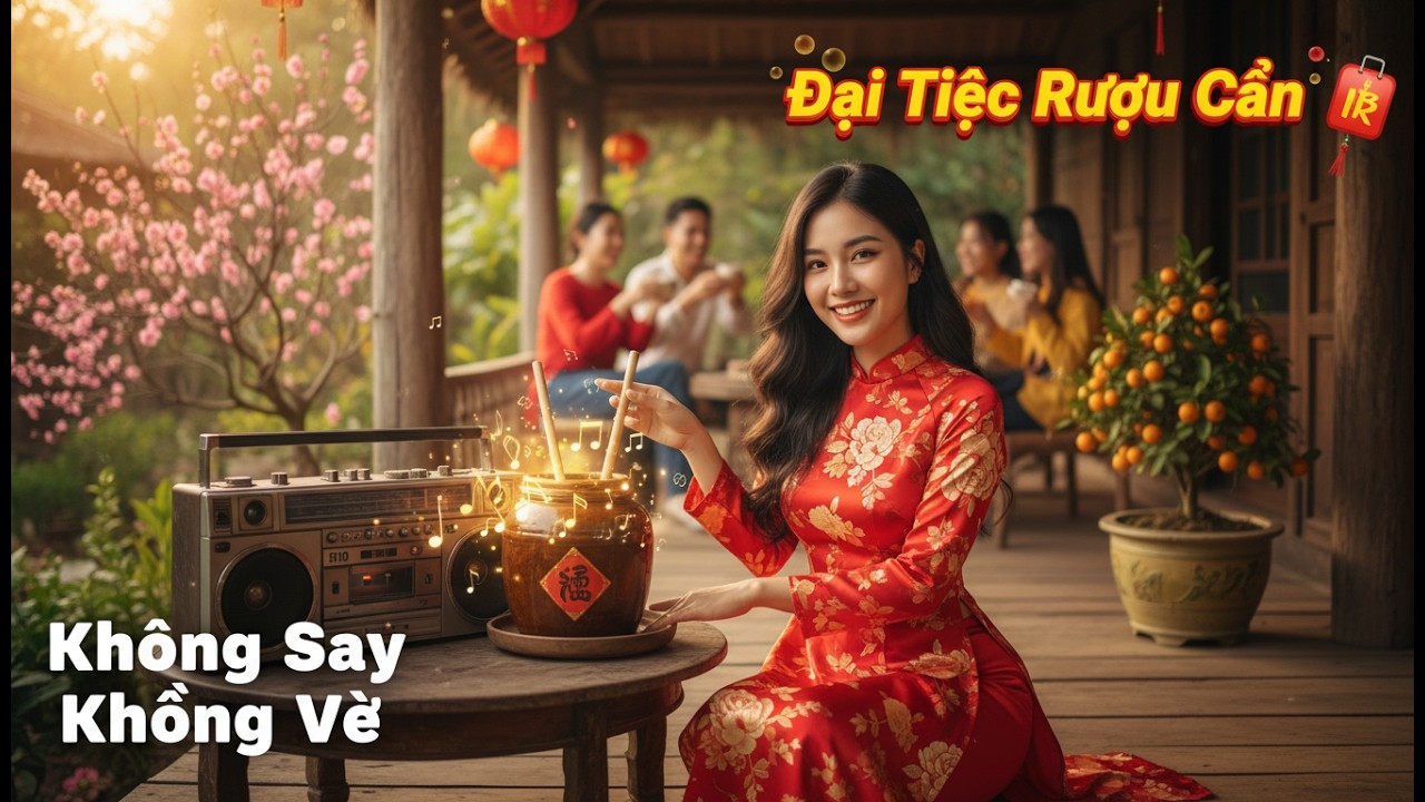 Đại Tiệc Rượu Cần 2026 🧧 Nhạc Xuân Remix Đón Bính Ngọ   Không Say Không Về