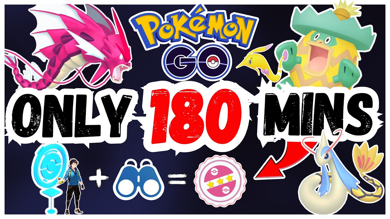 3 Hours to Get a SHUNDO... Here’s the Plan | Water Research Day | #pokemongo