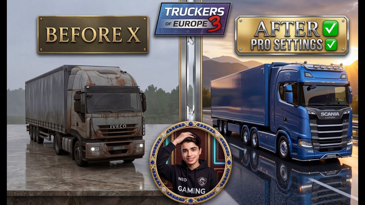Truckers of Europe 3: Best Pro Settings for Realistic Driving! 🤯🚛 (Zero to Hero)
