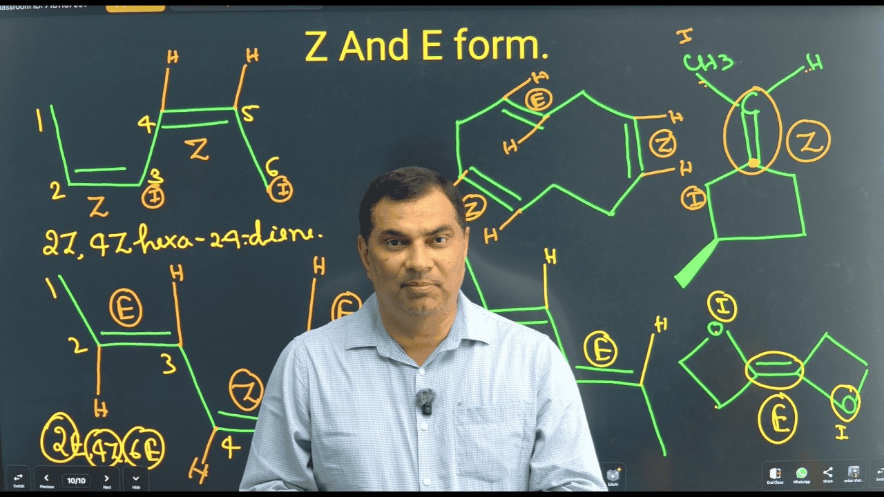 ISOMERISM  [Z AND E]  [L-13]  BY ONKAR SHARMA SIR