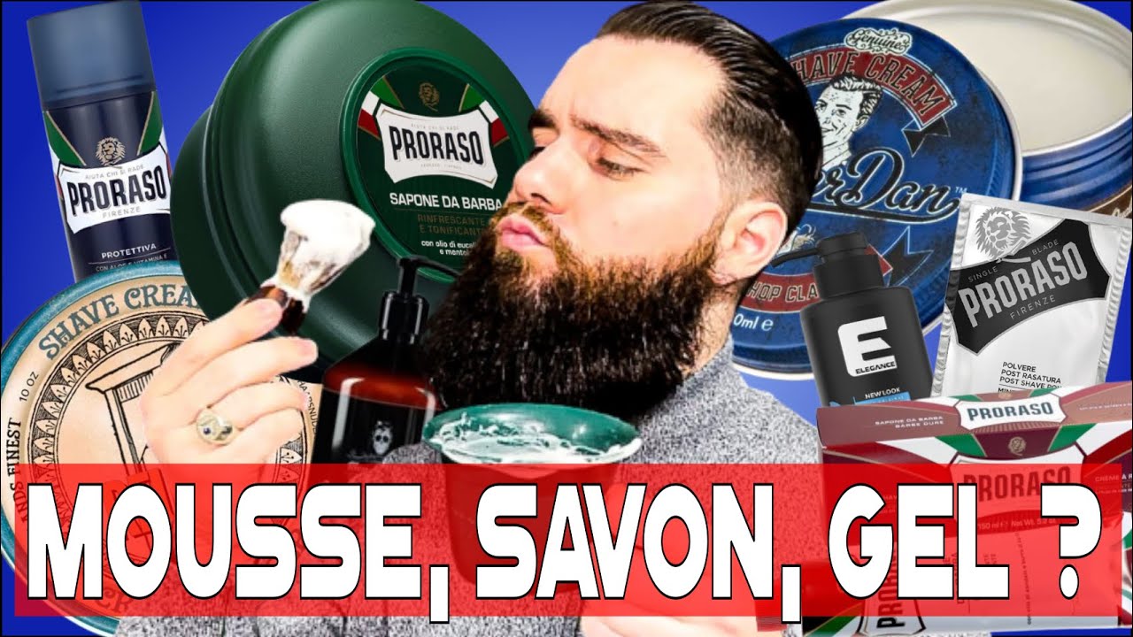 SAVON, MOUSSE OU GEL À RASER ? QUE FAUT IL CHOISIR ?