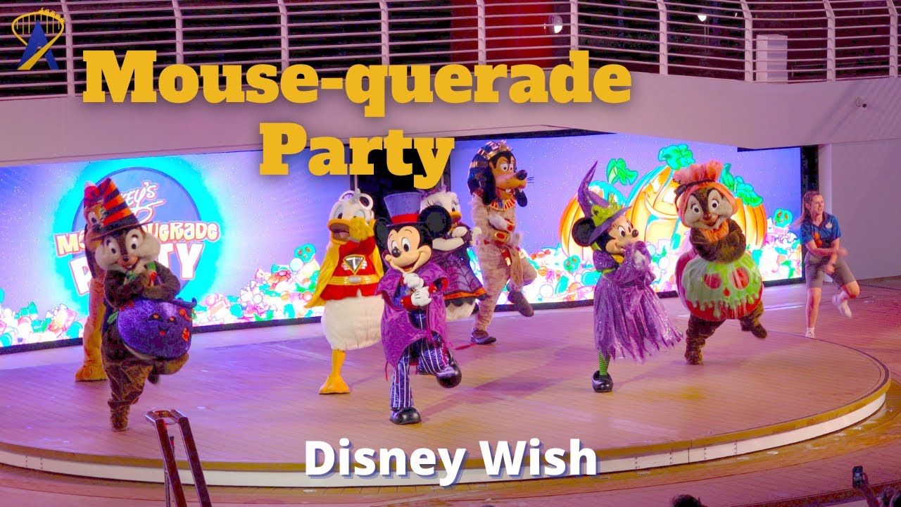Halloween Mouse-querade Party on the Disney Wish