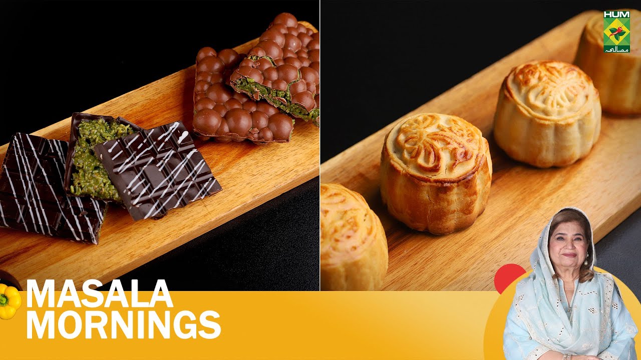 Moon Cake & Pistachio Kunafa Chocoate Bar | 3 Dec 24 | Masala Mornings | Shireen Anwar | MasalaTv