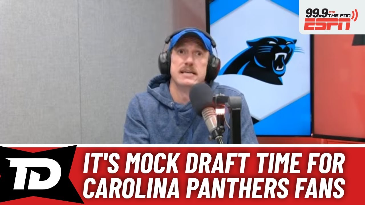 Наступил сезон предварительных прогнозов драфта команды Carolina Panthers.