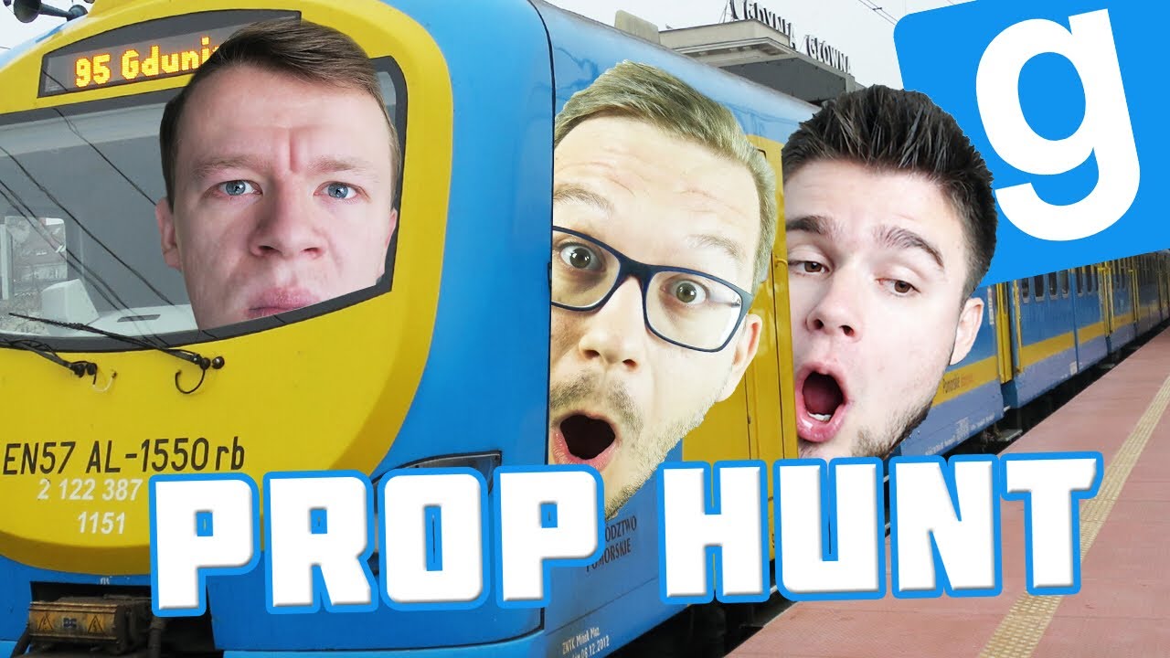JEDZIE POCIĄG Z DALEKA, NA ŻADNE PROPY NIE CZEKA! | Garry's mod (W: EKIPA) #728 - Prop Hunt [#127]
