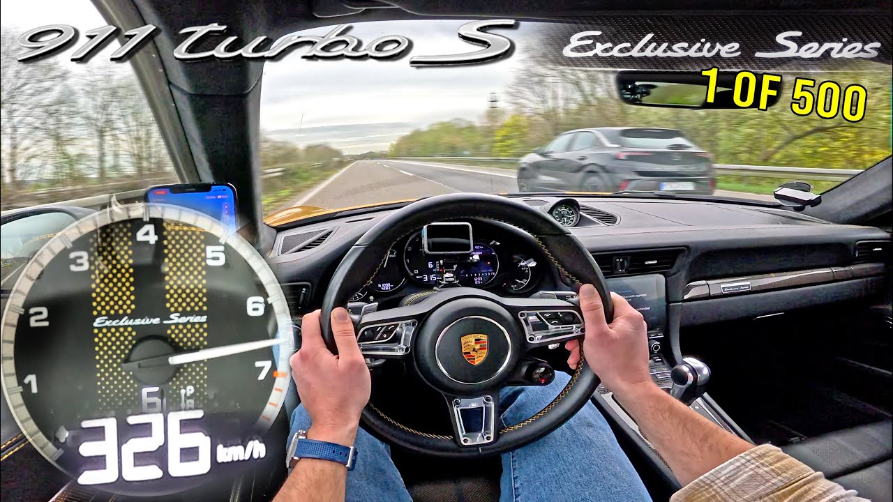 Porsche 911 Turbo S Exclusive Series is RARE & FAST on AUTOBAHN!