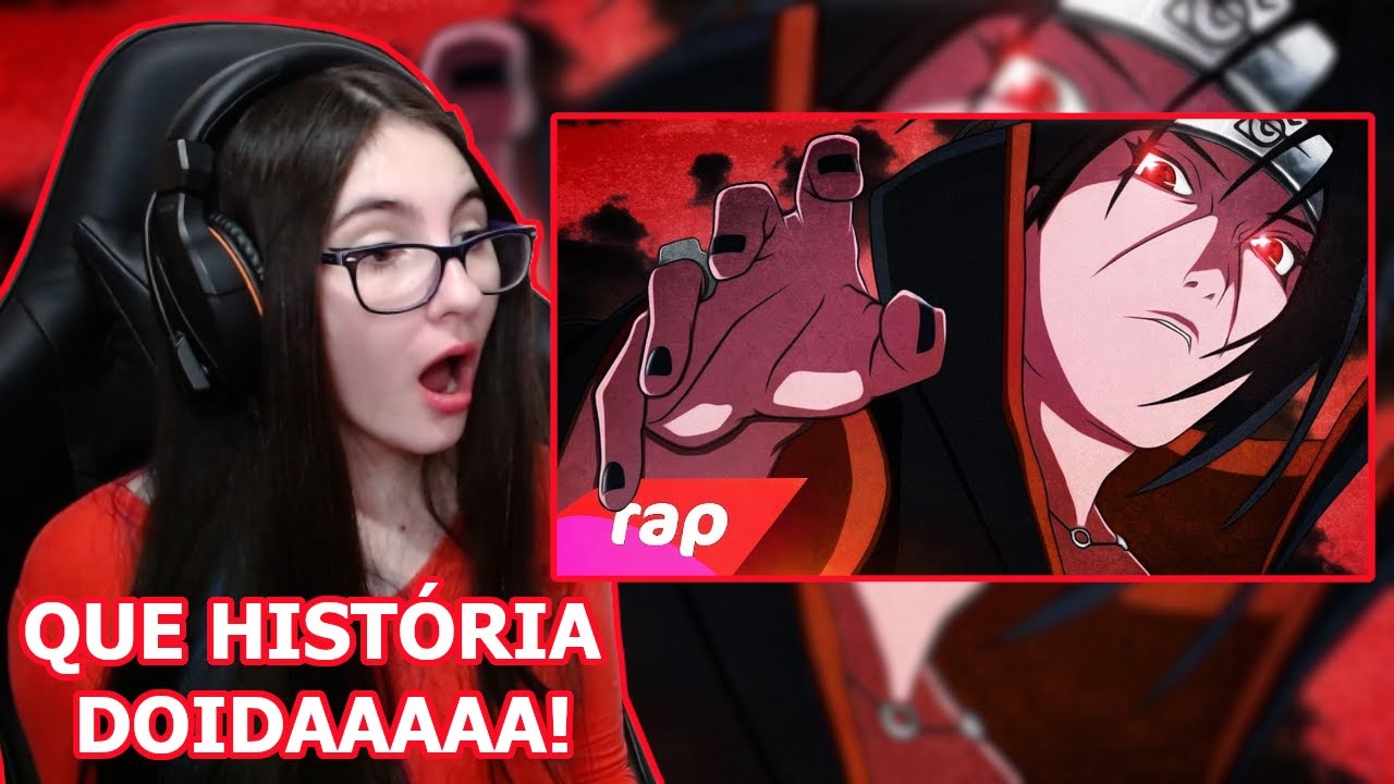 REACT Rap do Itachi (Naruto) - ESSA DOR QUE CAUSEI... | NERD HITS