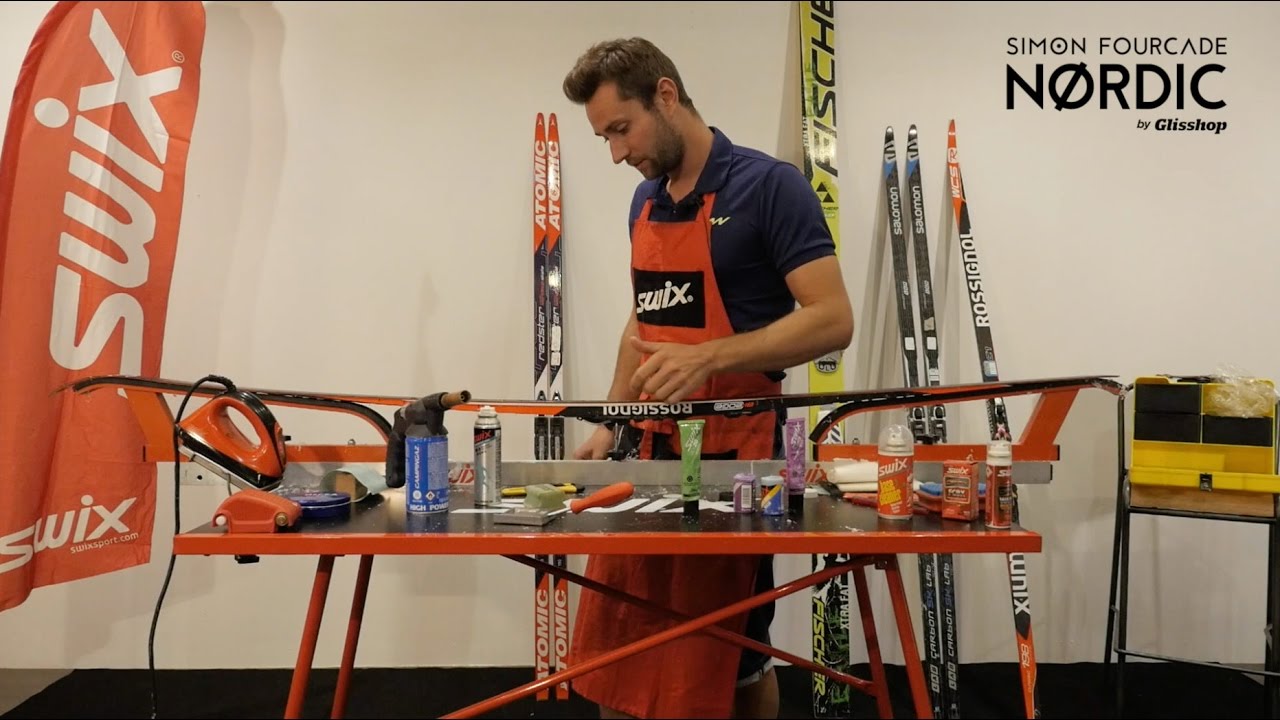 Tutoriel Simon Fourcade Nordic : Application du fart d'accroche Klister/Tube