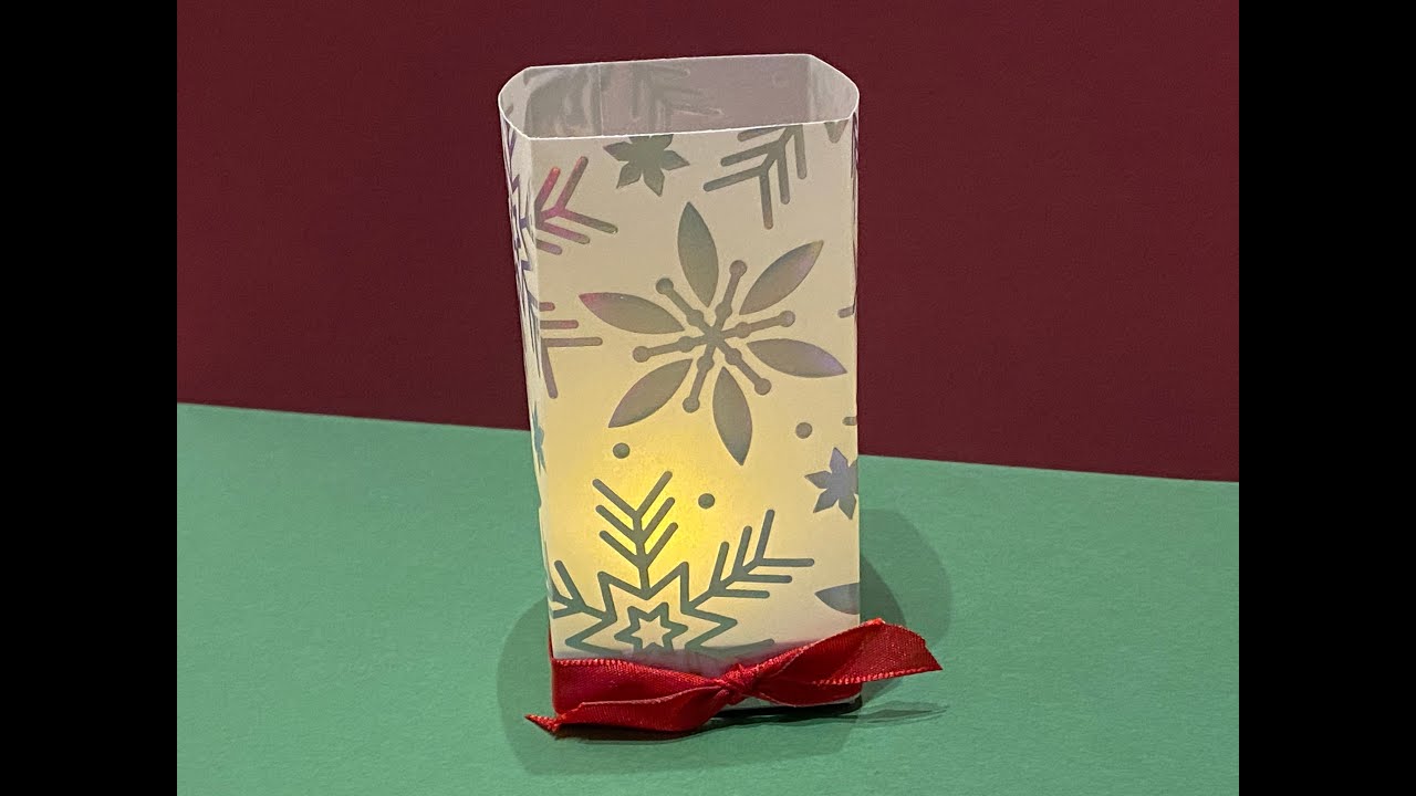 Snowflake Vellum Votive holder