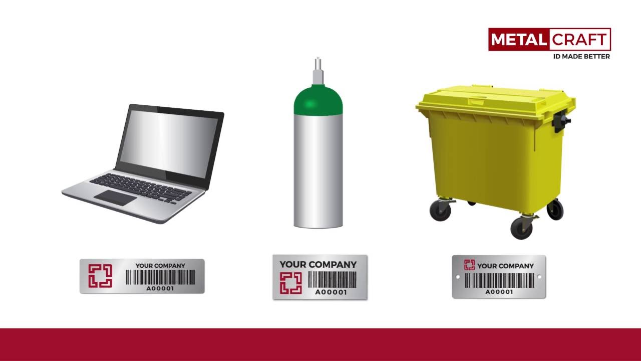 Metal Asset Tags & Nameplates