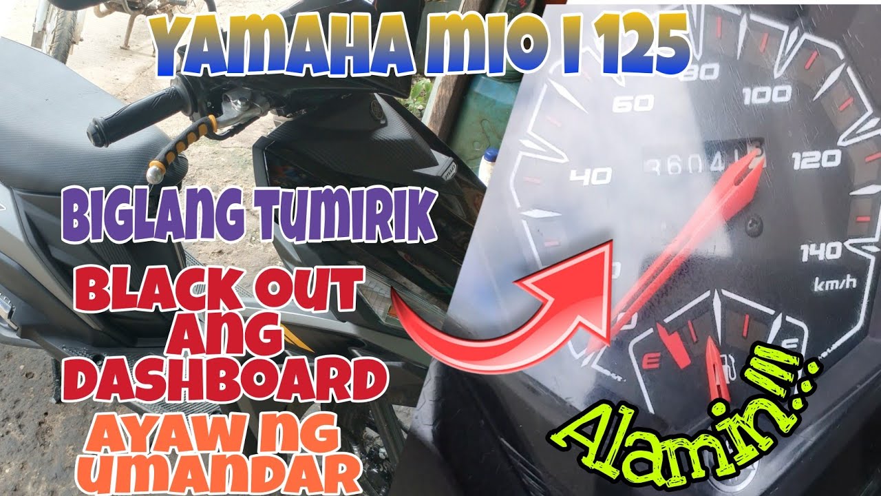 Yamaha Mio i 125 Biglang Tumirik Black Out ang Display sa Dashboard at Ayaw ng Umandar DIY Alamin.