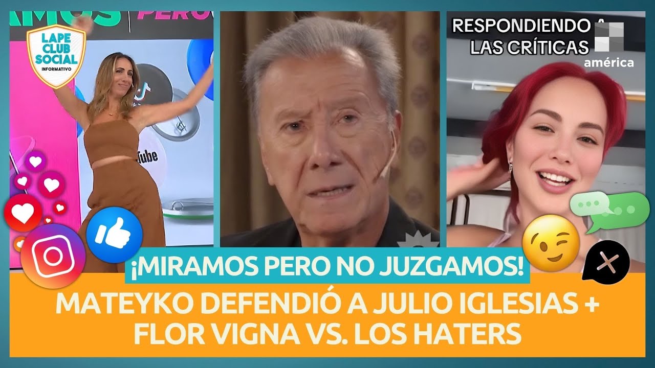 💥 Flor Vigna vs. haters + Mateyko defendió a Julio Iglesias: LA COLUMNA DE PAULA VARELA