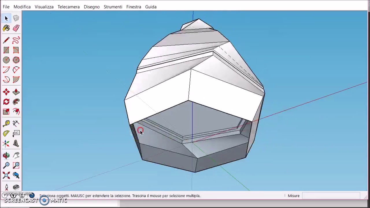 98 - STAMPA 3D - Come disegnare e stampare un vaso con stampanti 3D