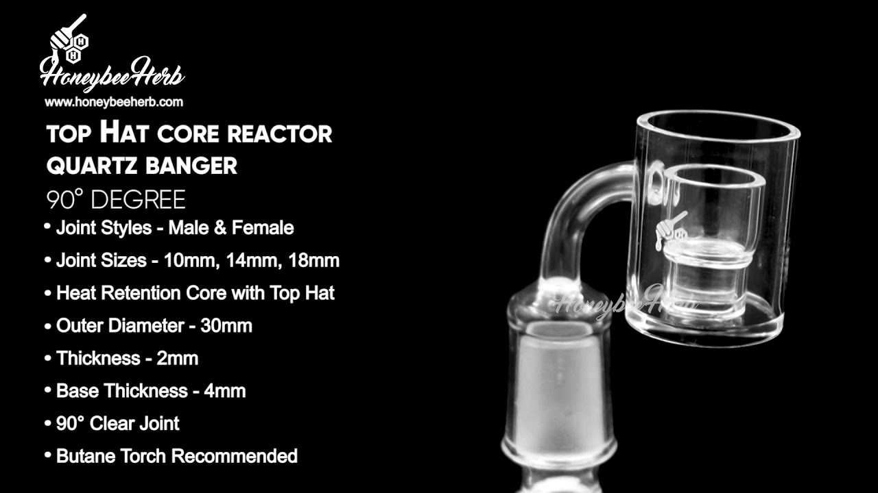 Top Hat Core Reactor Quartz Banger - 90&deg; Degree