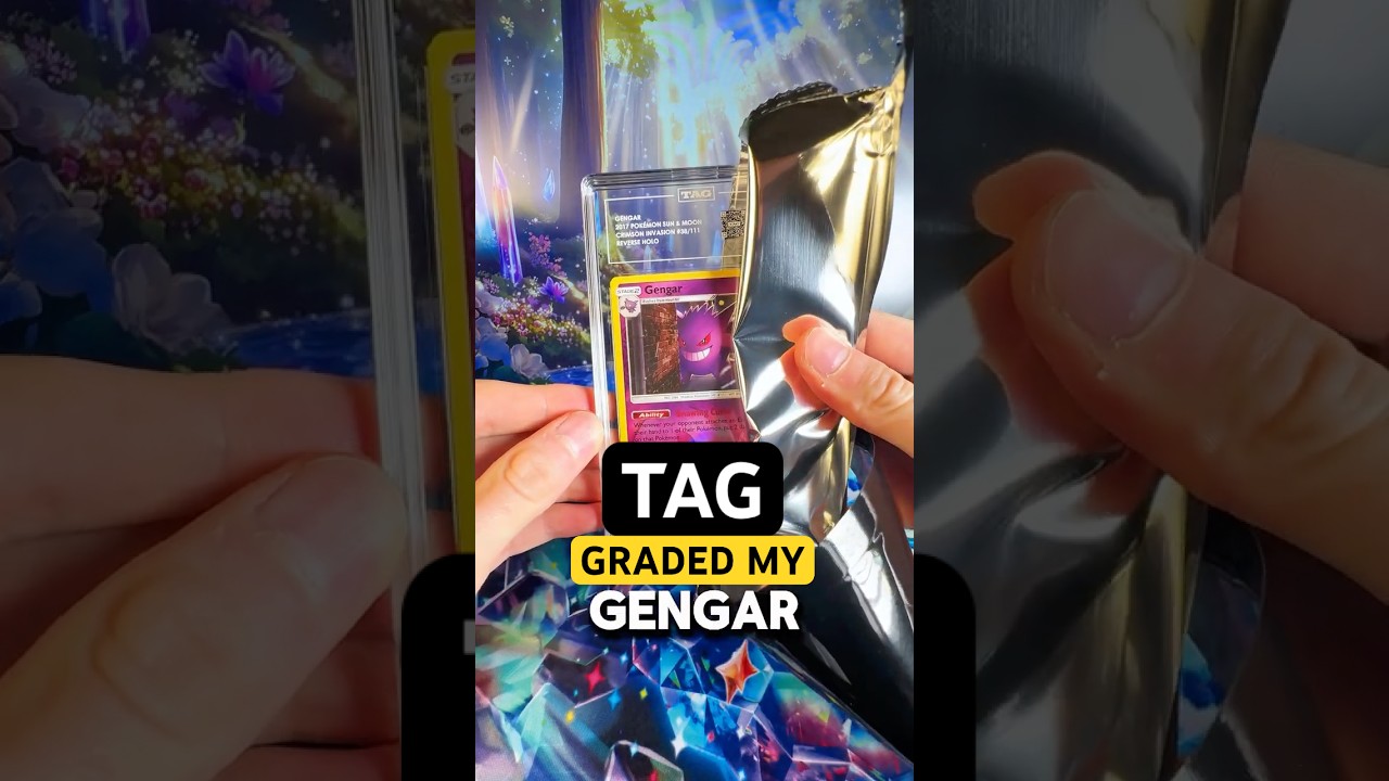 Grading my 8 Year old GENGAR with TAG! Was it worth it? 💎 Grader? I Hardly Know Her! Ep. 8 #pokemon