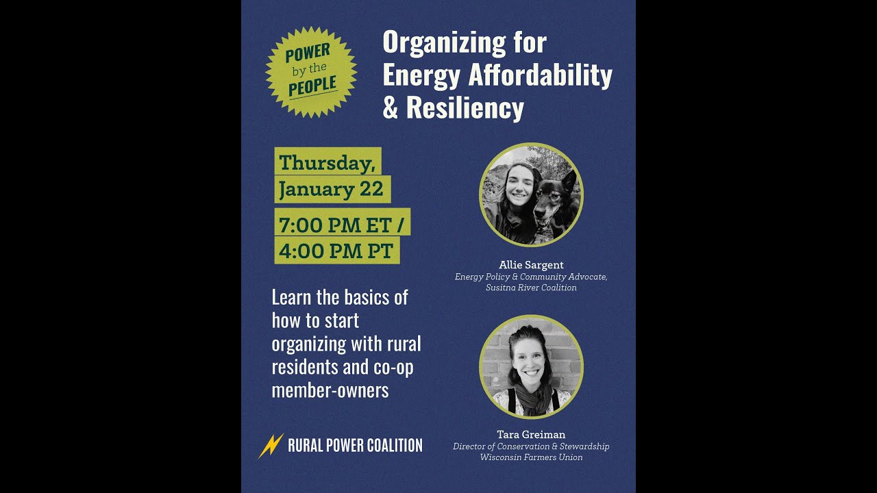 How to Organize for Energy Affordability in Rural America