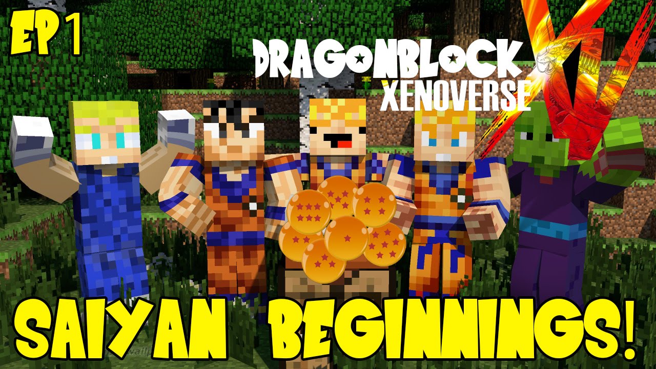 Dragon Block Xenoverse: Saiyan Beginnings! Character Creation (Dragon Ball Z Minecraft EP 1)