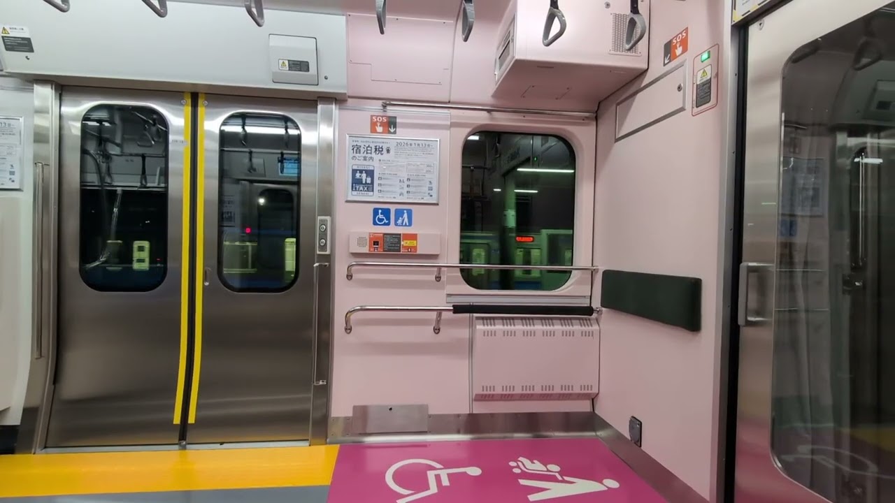 JR仙石線 E131系800番台(N2) 走行音(三菱SIC-VVVF) 車内放送 高城町→多賀城