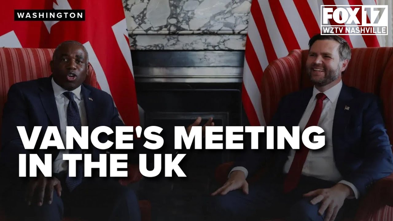 JD Vance meets with UK foreign Secretary