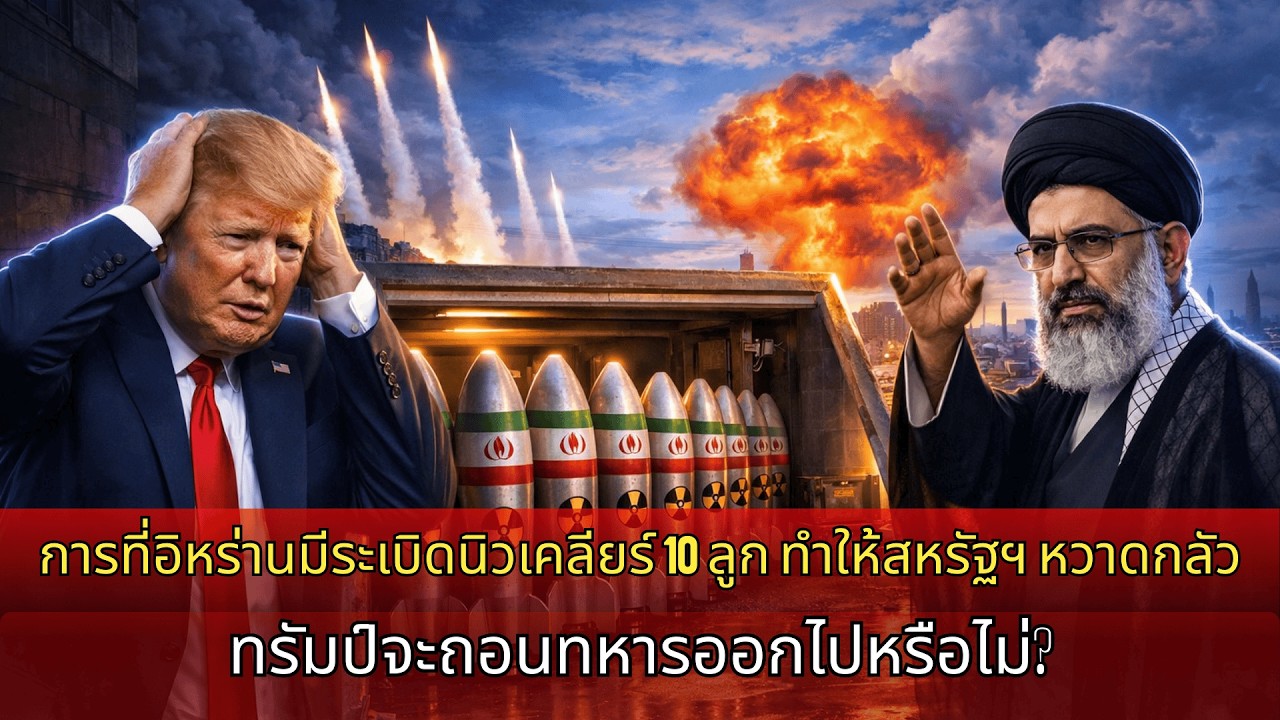 คลัง “10 ระเบิดนิวเคลียร์” ของอิหร่านทำสหรัฐหวาดหวั่น อิสราเอลเสี่ยงถูกลบจากแผนที่