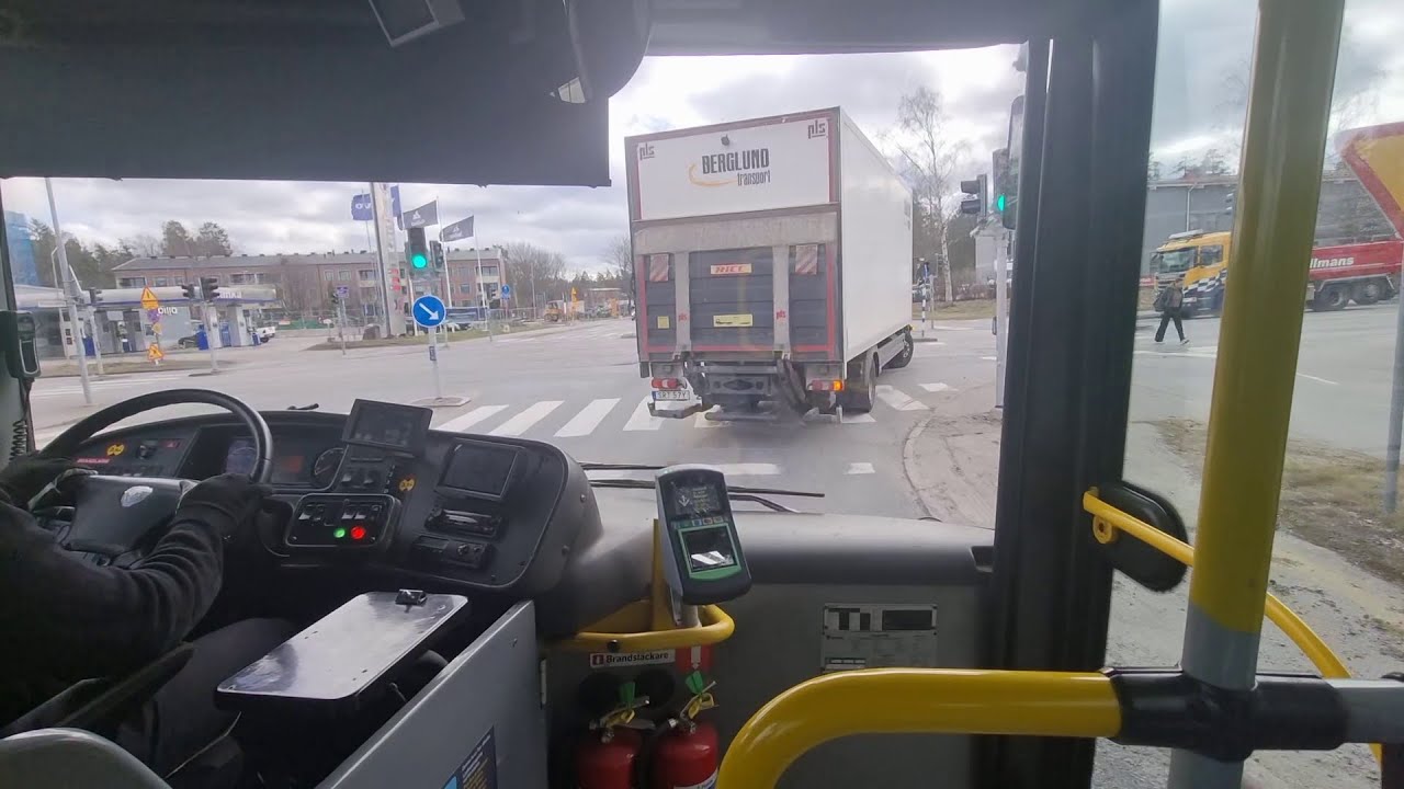 Bus Ride Sweden Stockholm-Line 802-Masten To Tyresö  C