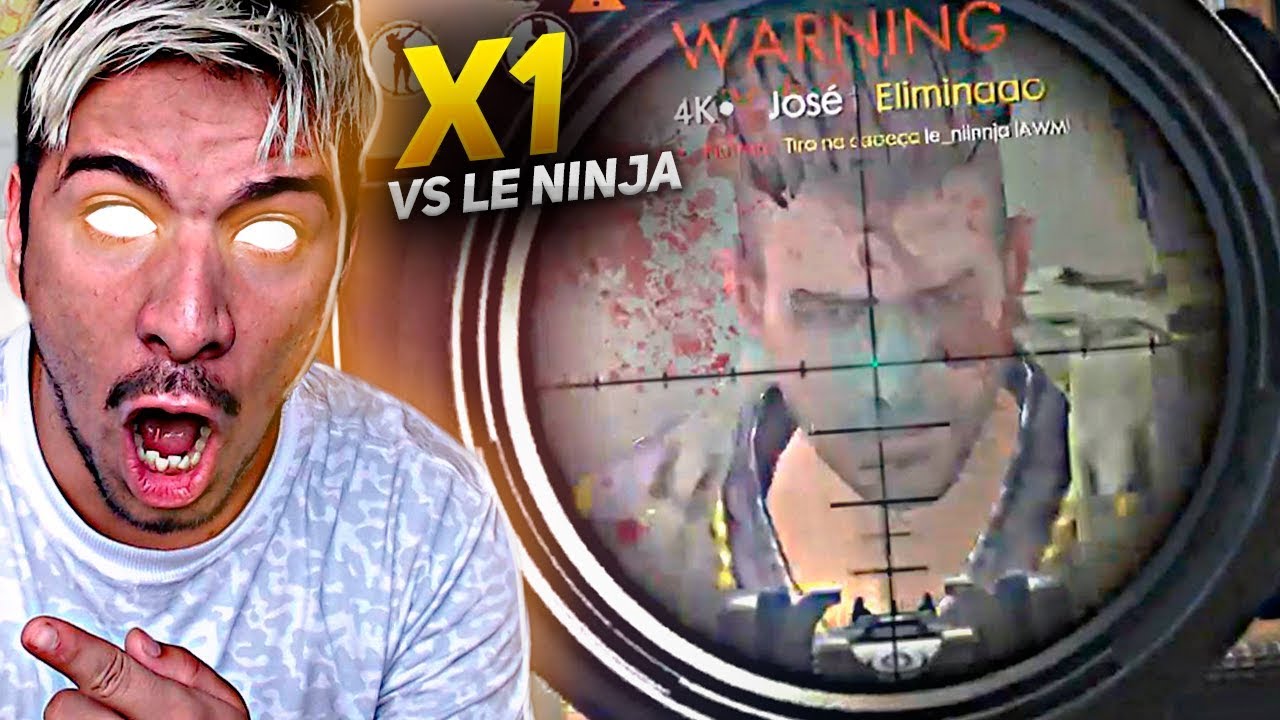 AQUELE X1 Q VC RESPEITA !! PIU VS LE NINJA ( pro player AWM )