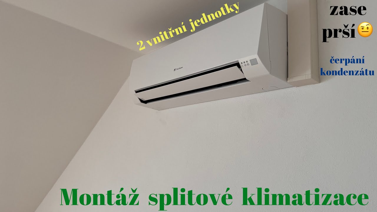 Montáž klimatizace typu split part 2