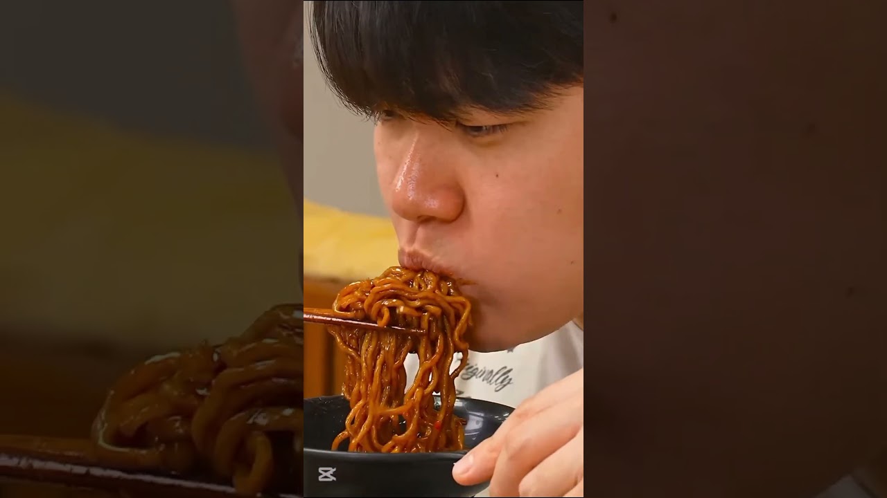 Gongsam  black bean noodles gongsam big bites😋