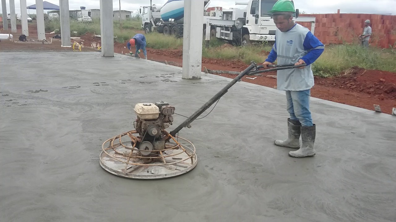 Importancia de usar o disco de Flotação na Hora da Concretagem