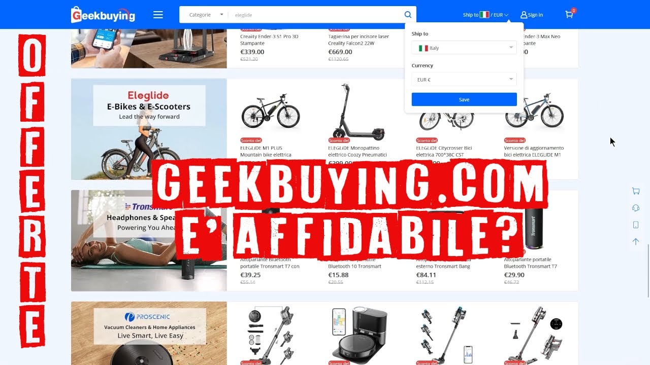 Risparmia negli acquisti online con Geekbuying.com!! La mia opinione e recensione di Geekbuying.com
