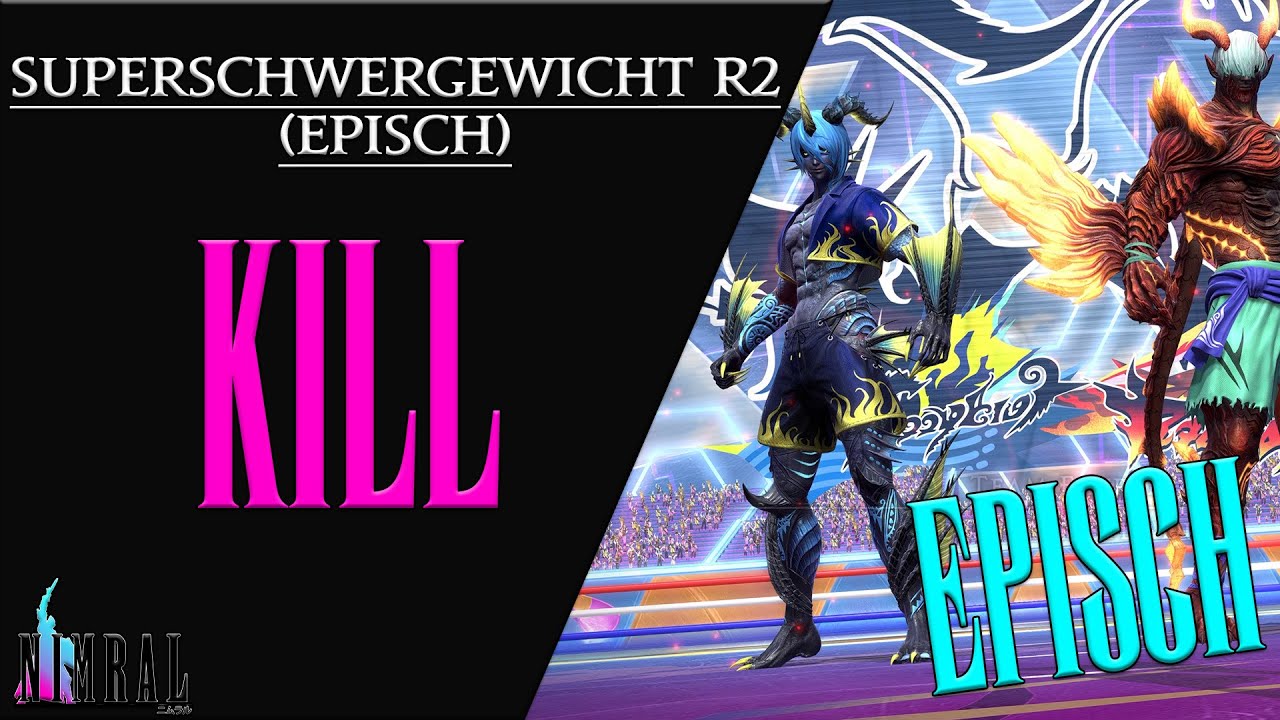 ⚔️ Superschwergewicht R2 (episch)🏹 Tank-POV // Savage - Kill Video FFXIV