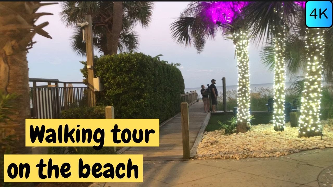 Relaxing with Ocean | Walking Tour | Myrtle Beach (No Talking)