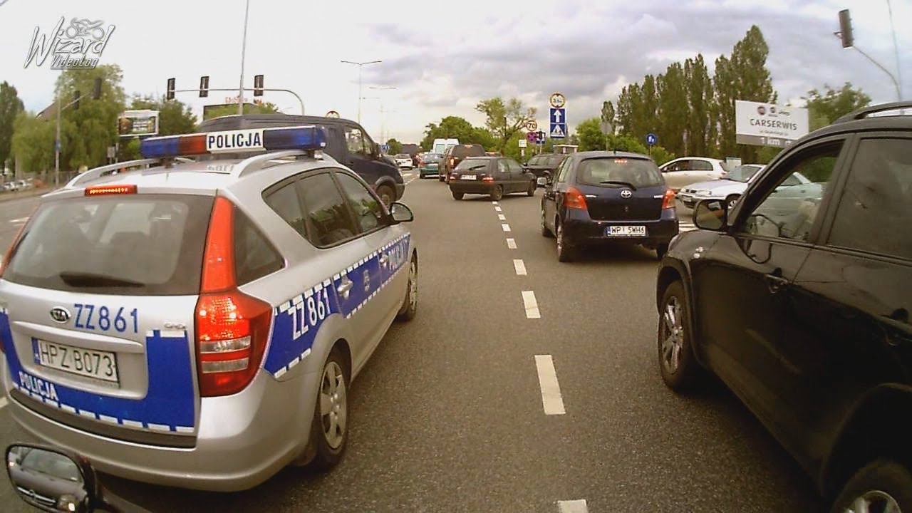 ul.Puławska przejazd w godzinach szczytu