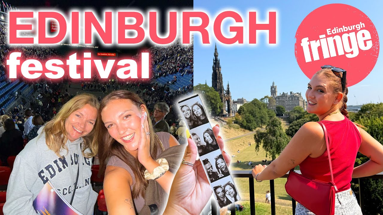 Our FIRST IMPRESSIONS of the EDINBURGH FESTIVAL! 3 Days at the BIGGEST Art Festival 🎭