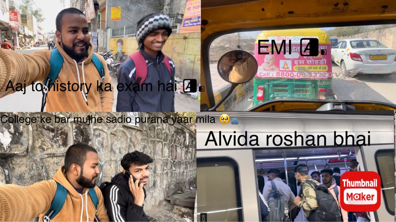 Bina padhe exam diya hai Aaj 😭college ke baar sadio purana dost mil gaya 🫂❤️‍🩹#viral #minivlog#funny