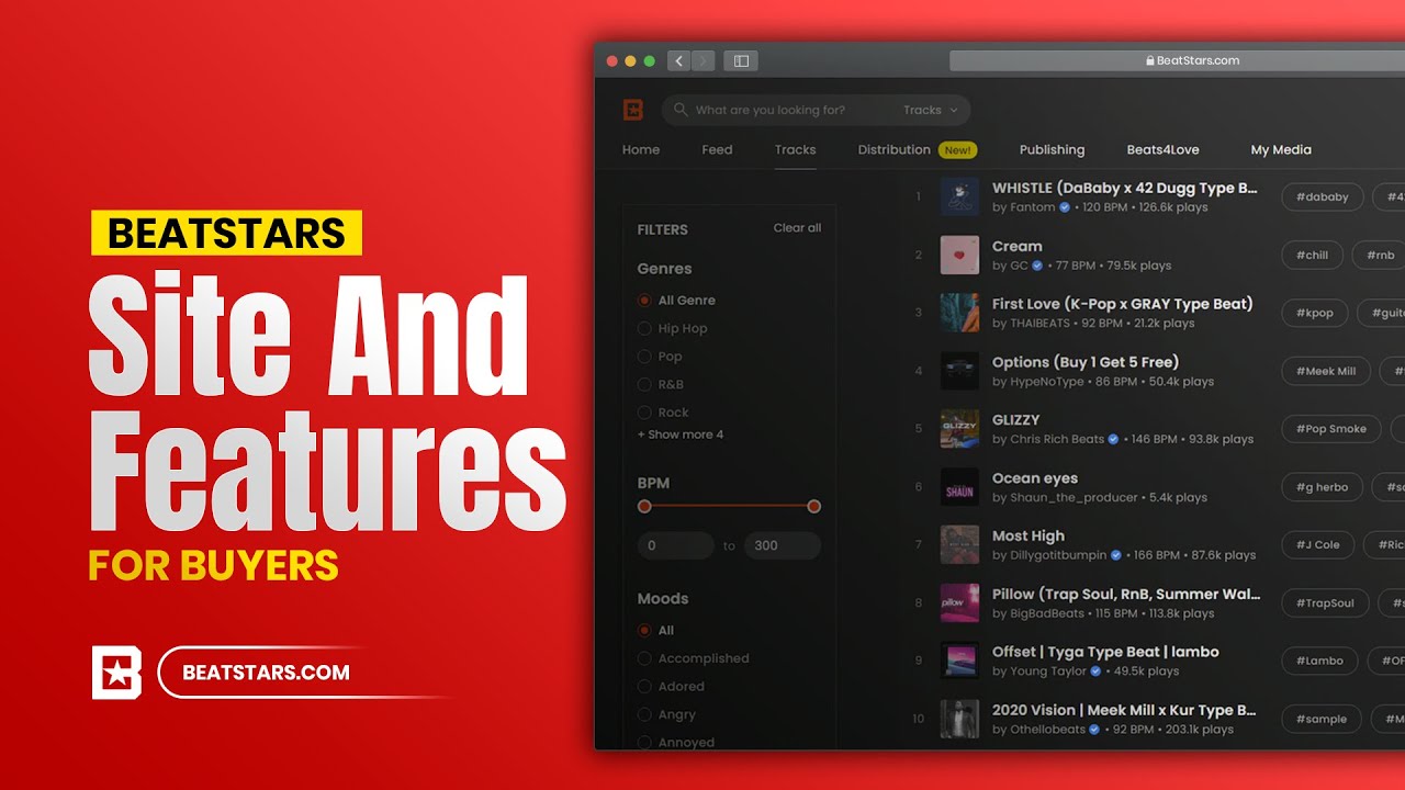 BeatStars.com Site Tour: The World's #1 Marketplace to Buy Beats