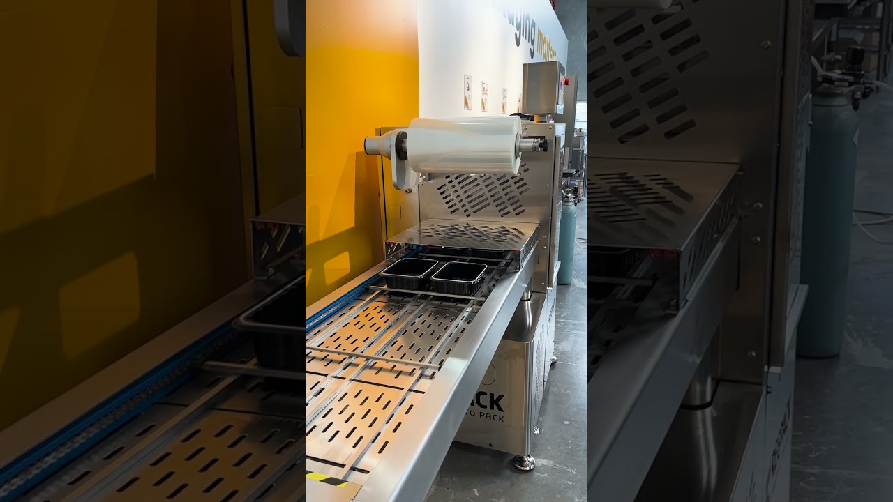 The ReeBasic & ReeEco Automatic Tray Sealers #shorts #traysealingmachine #packagingequipment