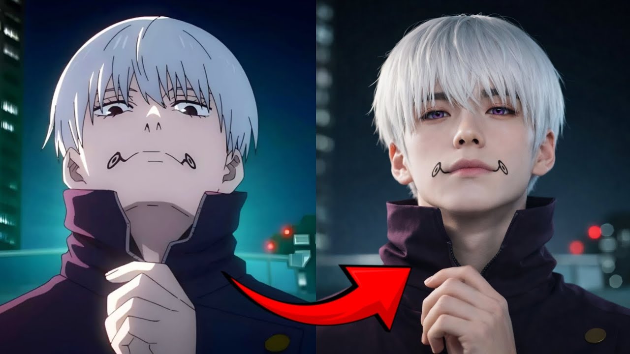 Jujutsu Kaisen Sorcerers in Real Life | 呪術廻戦 AIライブアクション