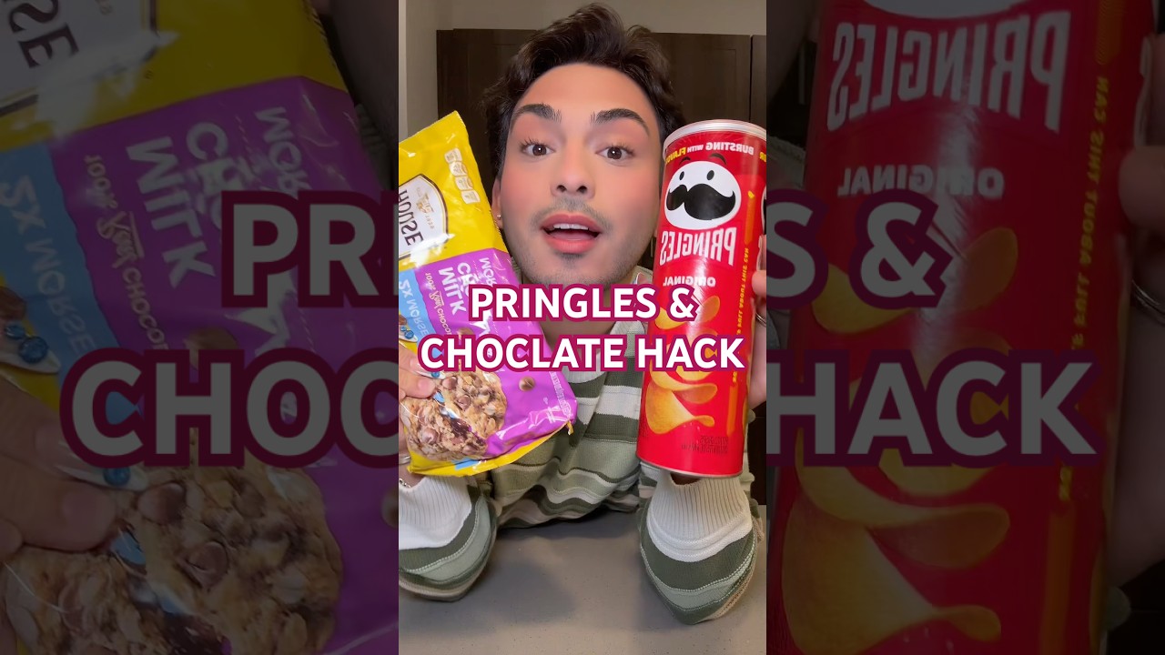 NEW PRINGLES HACK 🤔🤔 #joelguzman #mukbang #asmrfood #food #foodsounds #pringles